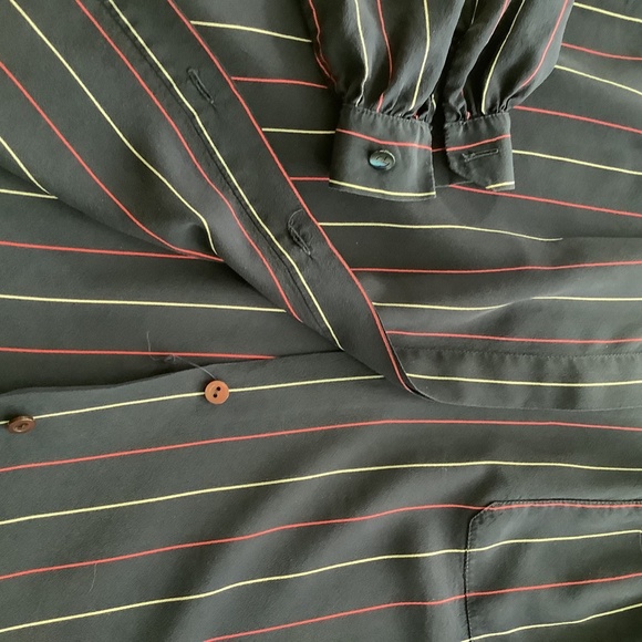 Mila Shon Navy blue striped pants & blouse - Picture 6 of 7